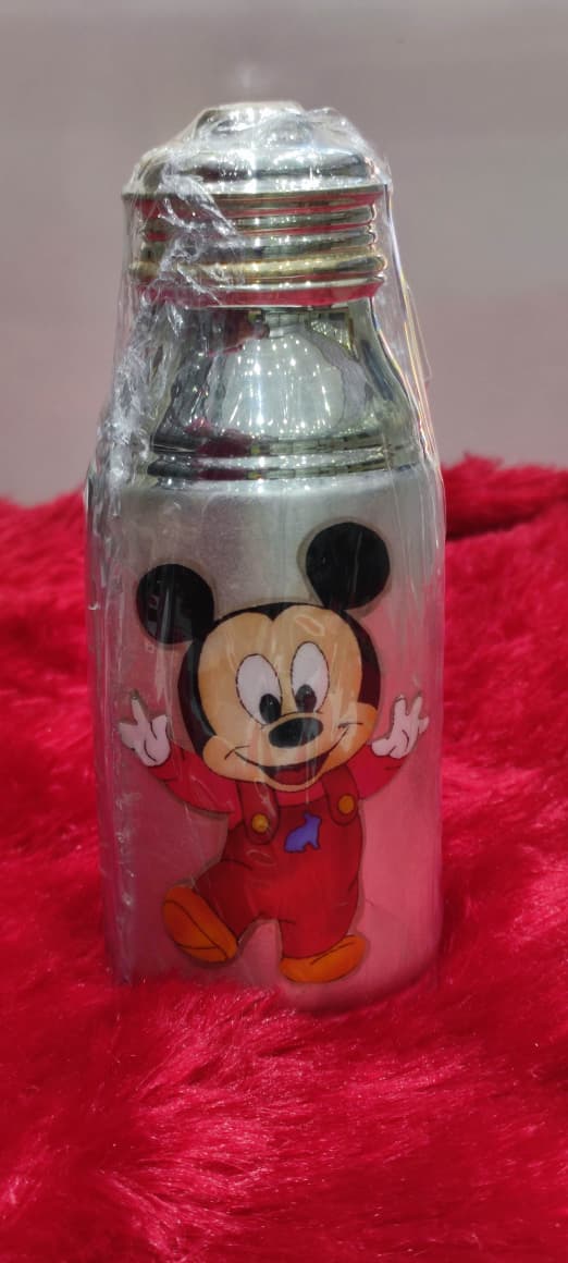 Silver Feeding Bottel